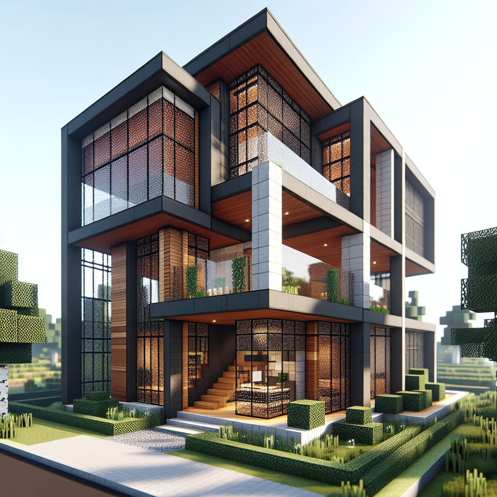 Inspirasi Desain Rumah Minecraft Modern Terbaru yang Wajib Dicoba