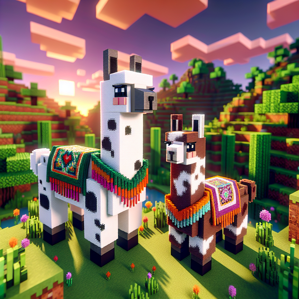 Menjelajahi Misteri Minecraft Llamas: Panduan untuk Sahabat Unik Ini