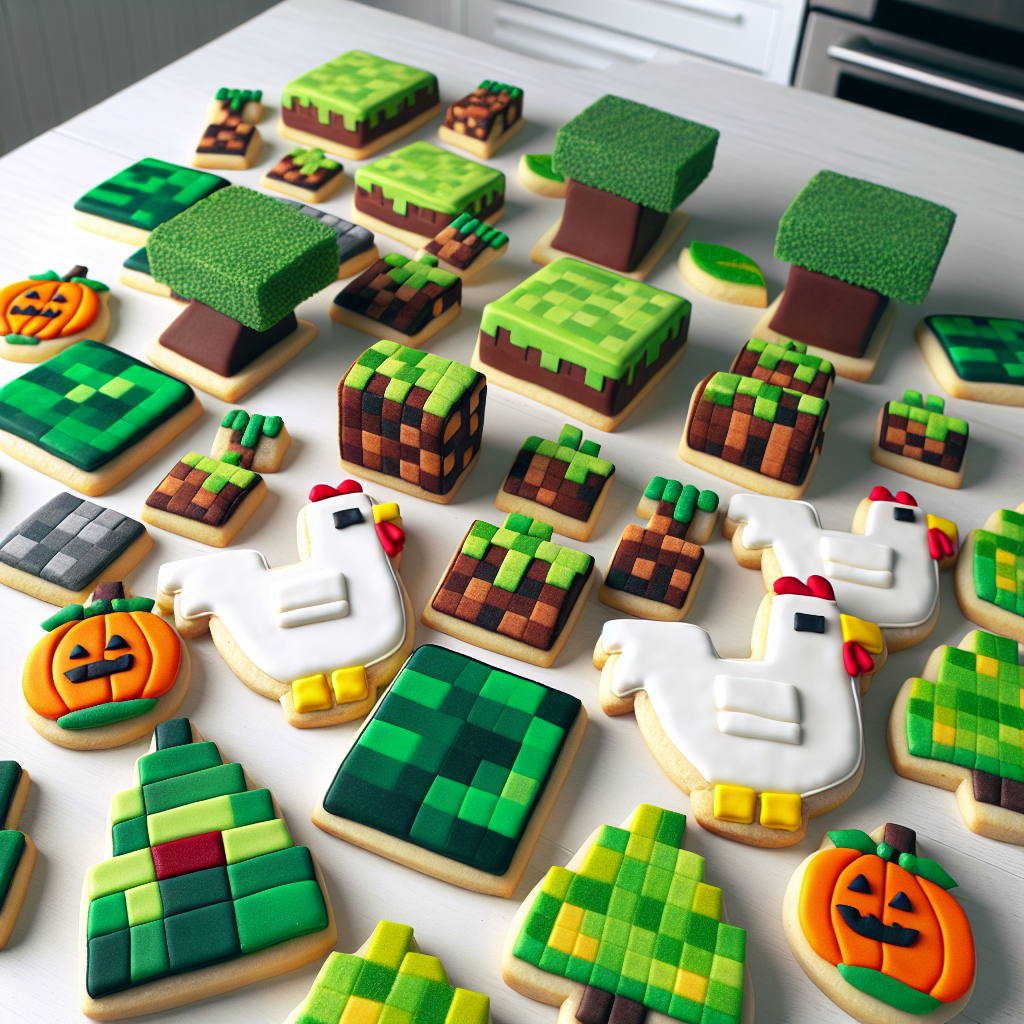 Cookies bertema Minecraft Menginspirasi Kreativitas Penggemar Baking