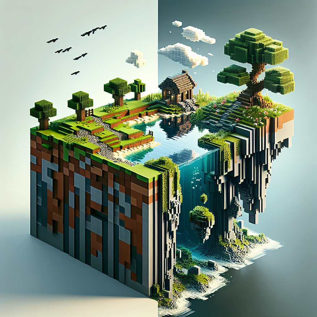 APK Realistis Minecraft: Mengubah Dunia Gumpal Anda menjadi Karya Visual